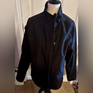 Kirkland’s men black zipper fleece jacket